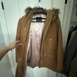 J. Crew Chateau Parka with Fur Trim